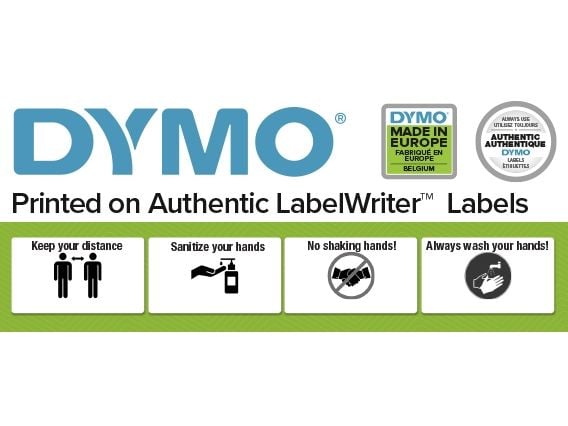 DYMO LW - Standard adresseetiketter - 28 x 89 mm - 2093091, Hvit, Selvklebende skriveretikett, Papir, Permanent, Rektangel, LabelWriter