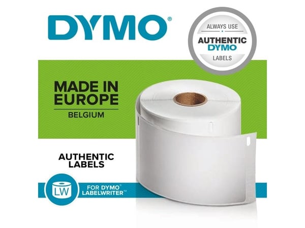 DYMO LW - Standard adresseetiketter - 28 x 89 mm - 2093091, Hvit, Selvklebende skriveretikett, Papir, Permanent, Rektangel, LabelWriter