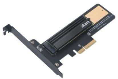 Akasa AK-PCCM2P-02 - Tallennusohjain - M.2 - M.2-kortti - PCIe 3.0 x4