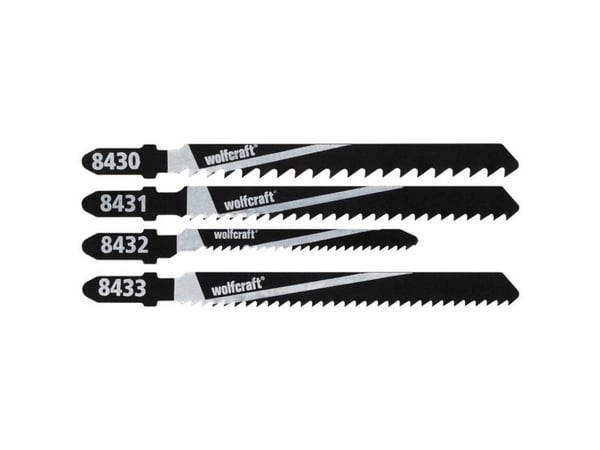 wolfcraft GmbH 8430000, Stikksagblad, Mykt tre, High Carbon Steel (HCS), 10 stykker