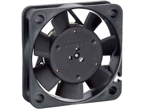ebm-papst 414F, Vifte, 4 cm, 5400 RPM, 8 m³/t, Sort