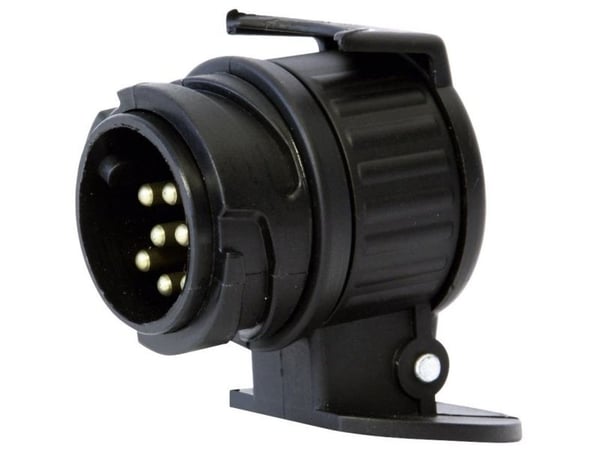 DINO 130007 tilhengeradapter [13-pins kontakt - 7-pins kontakt] ABS-plast