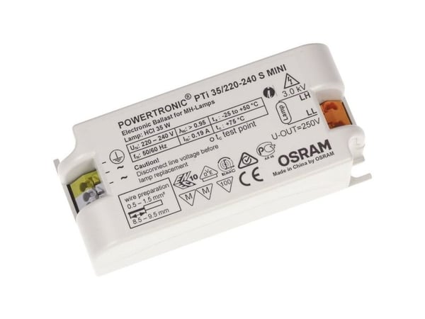 Osram PTi 35/220...240 S MINI, 50 000 t, -25 - 50 °C, 198 - 264 V, 50/60 Hz, 20 A, 43 mm