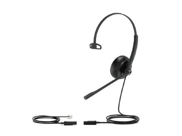 Yealink YHS34 Mono - Hodesett - on-ear - kablet - svart