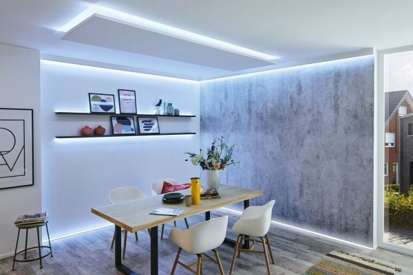 Paulmann MaxLED, Lysstriper for tak, Ambience, Innendørs, Sølv, Plast, IP20