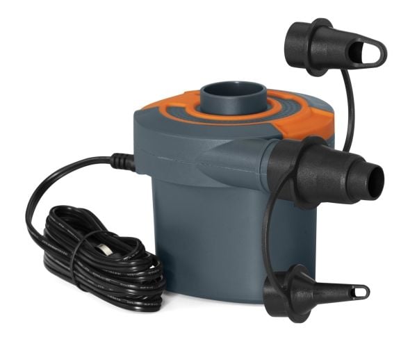 Bestway 62142, Gummibåt, 0,032 stang, 490 l/min, Sort, Grå, EMC/LVD/E-MARK/CB/ROHS, AC, Cigartenner/lighter