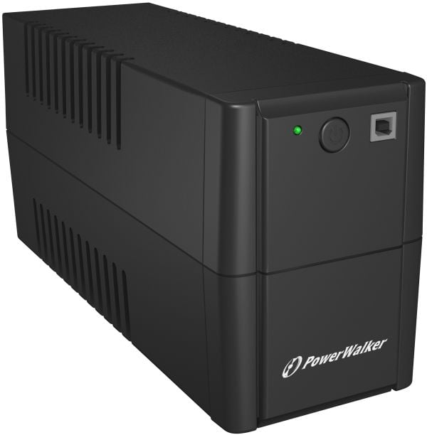 PowerWalker VI 650 IEC - UPS - AC 220/230/240 V - 360 Watt - 650 VA 7 At - USB - lähtöliitännät: 4 - musta