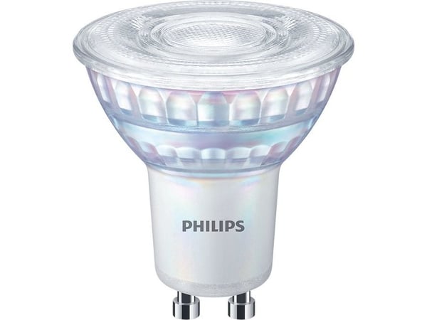 Philips - LED-spotlight - GU10 - 2.6 W (motsvarande 35 W) - klass F - varmt vitt ljus - 2200-2700 K (paket om 2)