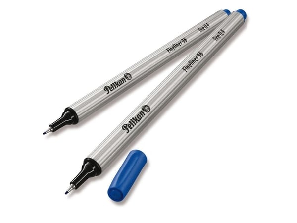 Pelikan 943167, Blå, Sølv, 0,4 mm, Fint, Metall