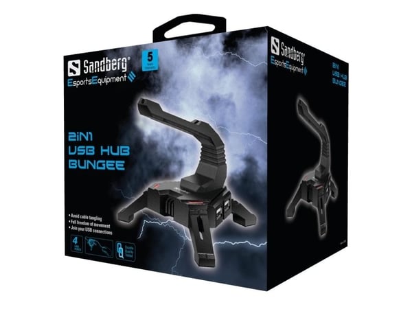 Sandberg EsportsEquipment - 2in1 - USB Hub Bungee