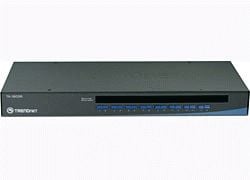 Trendnet 16-Port USB/PS/2 Rack Mount KVM Switch, 2048 x 1536 pikseliä, Telineasennus, 1U, musta