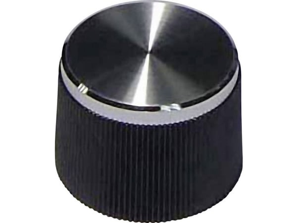 TRU COMPONENTS Nuppi Musta (Ø x K) 21 mm x 15 mm 1 kpl