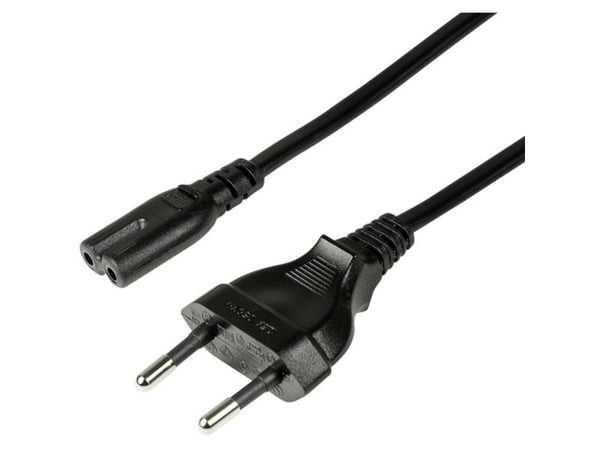 LogiLink CP145, 3 m, CEE7/16, C7-liitin, 250 V, 2,5 A