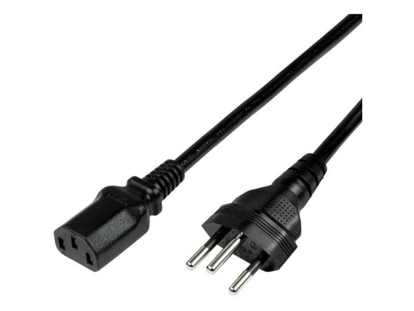 LogiLink Swiss-IEC - C13, 1.8m, 1.8 m, C13-kontakt