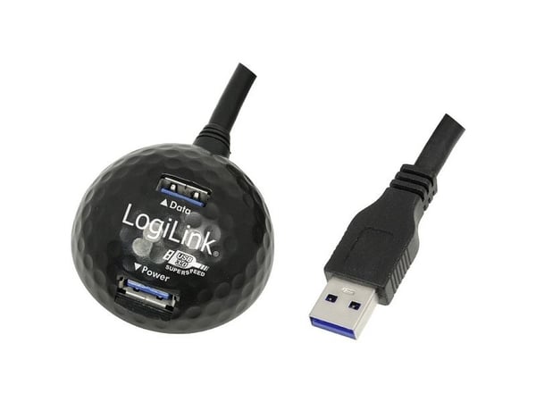 USB 3.0 skjøteledning med dokkingstasjon
