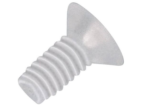 TOOLCRAFT 830421 försänkta linseskruvar M4 30 mm korsspår Philips DIN 966 plast, polyamid 10 st