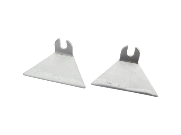 TOOLCRAFT loddetupp avflatet, spetstype 30 mm, spisslengde 18 mm, 1 par