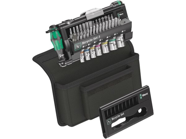 Wera 05004172001, Sykkelverktøy, Verktøyssett til sykkel, Sort, Grønn, T10, T15, T20, T25, T27, T30, T40, 210 mm, 65 mm