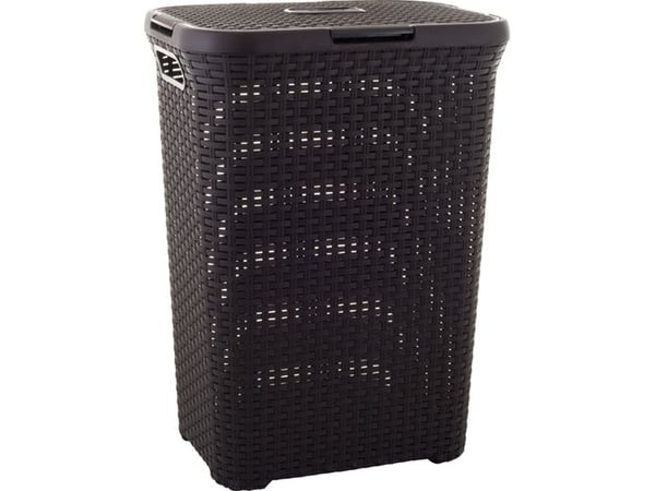Curver Style 144873 vasketøjskurv 60 L Firkant Rattan Brun