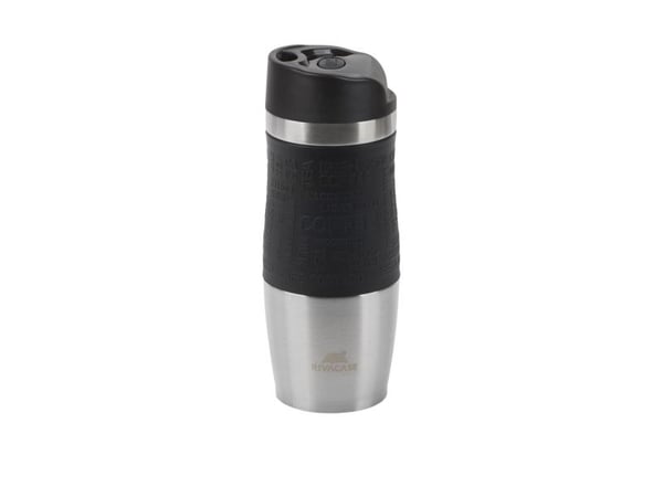 Rivacase 90346SL, Svart, Rustfritt stål, Plast, Silikon, Rustfritt stål, Plast, 24 t, 12 t, 0,38 ml