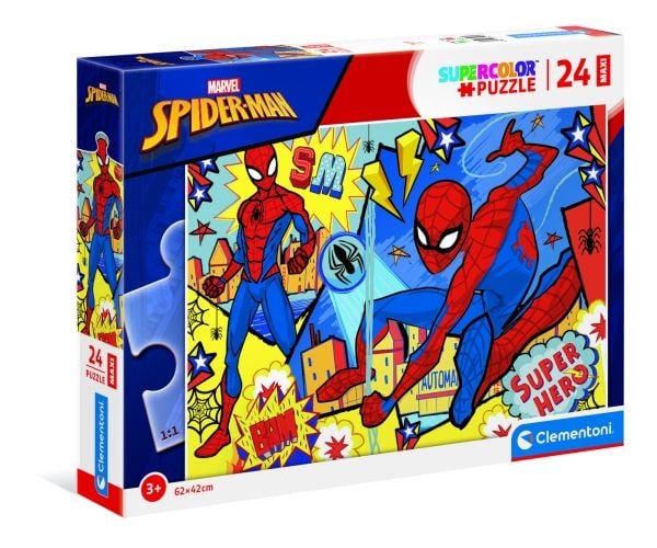 Clementoni SuperColor - Spindelmannen (Marvel) - pussel - 24 delar