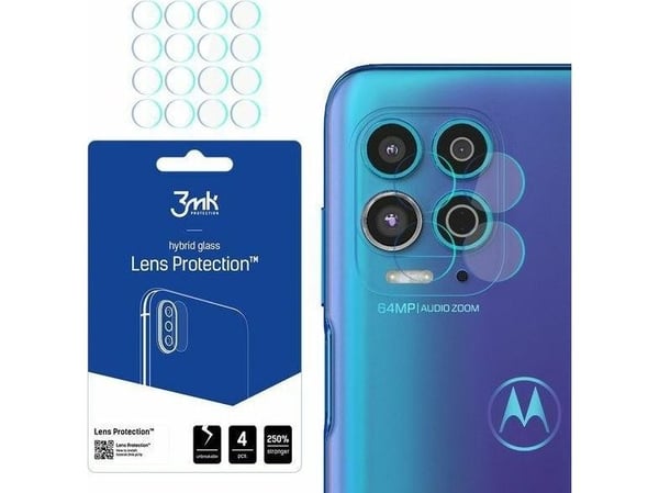 3MK hybridglass til kamerablad 3MK Lens Protection Motorola Moto G100 5G [4-pakning]