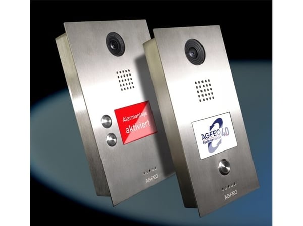 AGFEO IP-Video TFE 2, 8,89 cm (3.5"), TFT, 480 x 320 piksler, 1280 x 720 piksler, G.711, Rustfritt stål