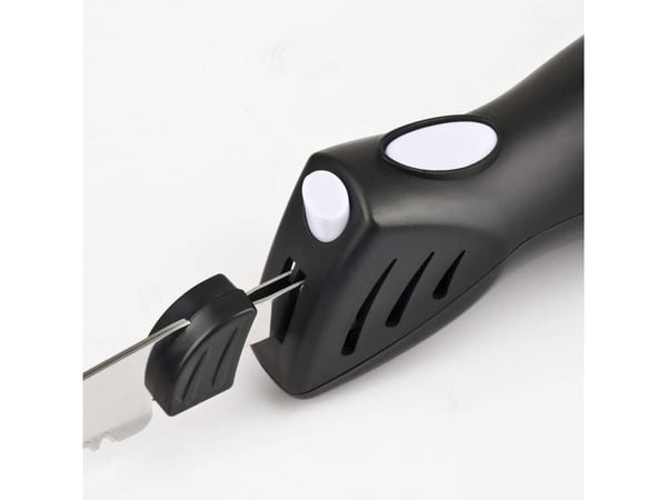Girmi CT10, Svart, Rostfritt stål, Bröd, Kött, Sågtandat blad, 45 W, AC, 220 - 240 V