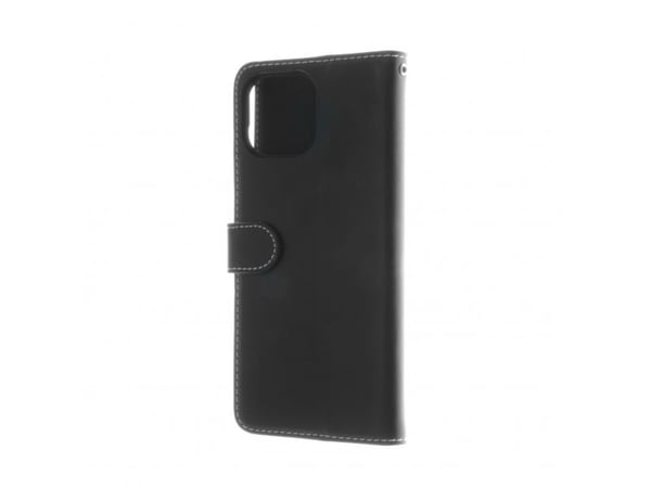 Insmat - Lommebok for mobiltelefon - lær, kartong+papir+aluminiumsfolie - svart - for Xiaomi MI 11 Lite