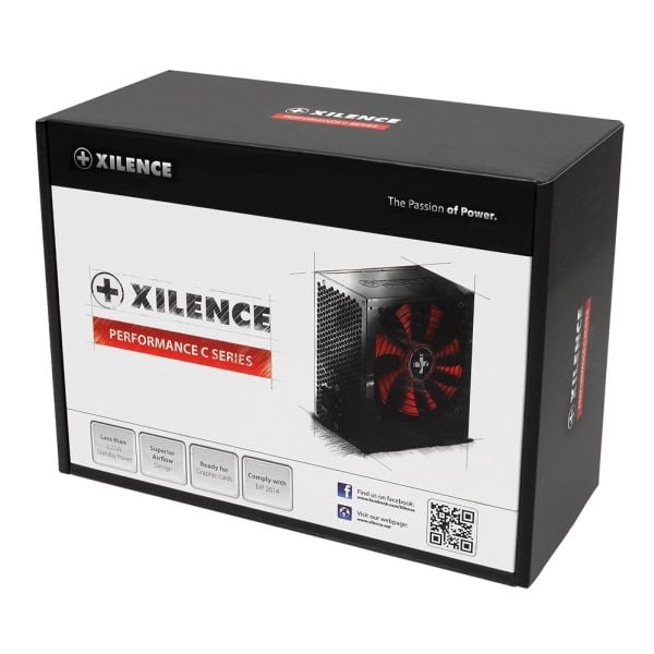 Xilence Performance C Series XP500 - Strømforsyning (intern) - AC 200-240 V - 500 watt - aktiv PFC