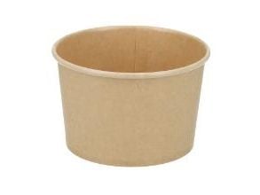 Papbæger Verive soup-to-go 240 ml /8 oz Ø96 x 58 mm pap/PLA brun kraft,50 stk/ps - (50 stk.)