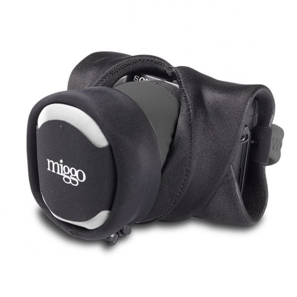 miggo Grip & Wrap, Digitalt kamera, Spandex, Neopren, Sort, CSC, 30 cm, 140 mm