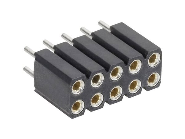 MPE-Garry 115-3-020-0-MTF-XS0, Pin-kontakt, Sort, Metallisk, Kopper, 260 °C, Rett, Hunkjønn