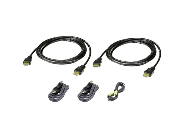 ATEN - Tastatur / video / musekabelsett (KVM) - TAA-samsvar - for ATEN CS1142H4C, CS1144H4C