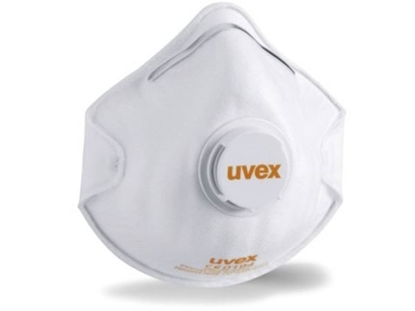 Uvex silv-Air classic 2210, Hvit, Monokromatisk, Unisex, Voksen, FFP2, 3 stykker