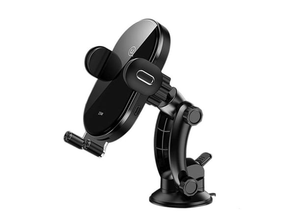 USAMS induksjonsbrakett US-CD131 15W automatisk for frontrute/instrumentbord i sort CD131ZJ01