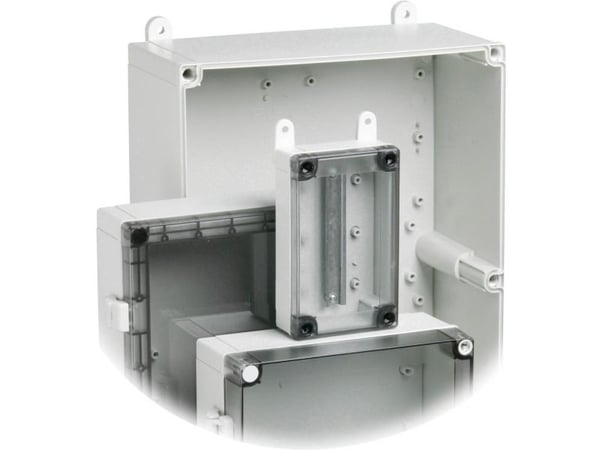 Fibox FP 10674 Seinäkiinnike ABS Harmaa 1 kpl