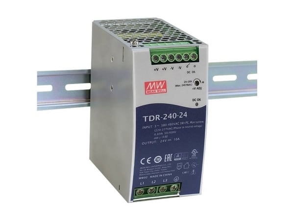 MEAN WELL TDR-240-48 Strømforsyningsenhet og spenningsomformer (TDR-240-48)