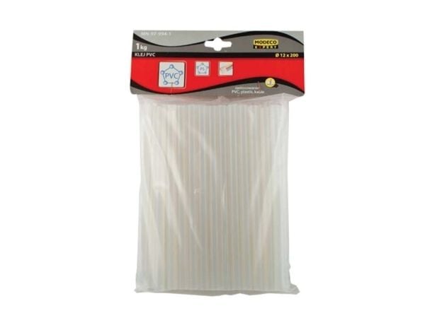 Modeco limstifter for plast 12 mm x 200 mm transparent 50 stk 1 kg PRO-T (MN-97-994-1)
