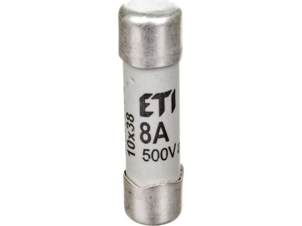 Sylinterinmuotoinen sulakerasia 10x38mm 8A gG 500V CH10 002620006
