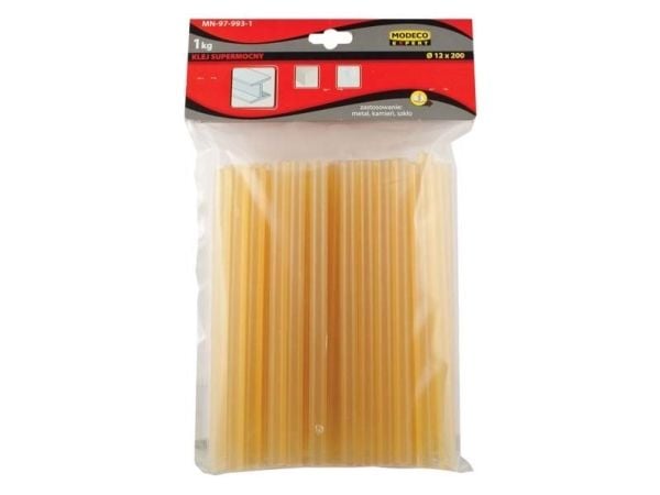 Modeco limstifter for metall 12 mm x 200 mm honning 50 stk 1 kg PRO+ (MN-97-993-B) Modeco limstifter for metall 12 mm x 200 mm honning 50 stk 1 kg PRO+ (MN-97-993-B)