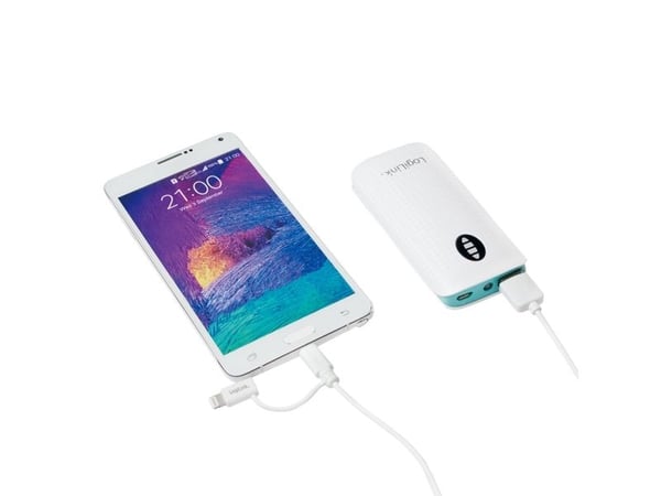 LogiLink CU0118, 1 m, Micro-USB A, USB A, Hvit