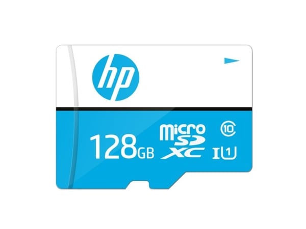 HP mx310 - Flashminnekort (microSDXC til SD-adapter inkludert) - 128 GB - UHS-I U1 / Class10 - microSDXC UHS-I