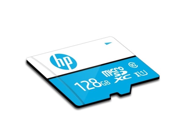 HP mx310 - Flashminnekort (microSDXC til SD-adapter inkludert) - 128 GB - UHS-I U1 / Class10 - microSDXC UHS-I
