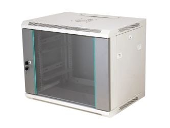 ALANTEC - Skap - veggmonterbar - grå - 18U - 19"
