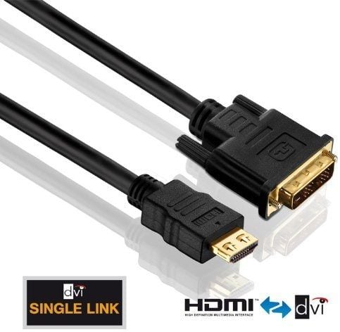 PureLink PI3000-030, 3 m, HDMI-tyyppi A (vakio), DVI-D, Uros, Uros, Suora