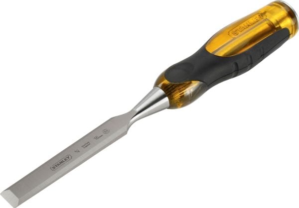 Stanley FATMAX 0-16-257, Bred meisel, Kromvanadiumstål, Sort, Gult, Metall, Plast, Gummi, 16 mm, 13 cm