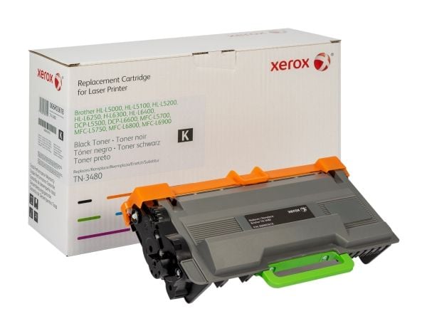 Xerox - Svart - kompatibel - tonerpatron (alternativ for: Brother TN3480) - for Brother HL-L5100, L5200, L6300, L6400, L6450, MFC-L5700, L6800, L69...