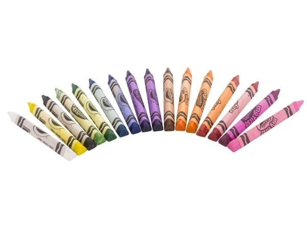 Crayola 52-016T, 16 stykker, Multi, Flerfarget, Trekant, Voks, 1 år