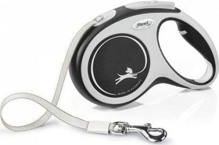 flexi New Comfort L bånd 8 m, 50 kg, sort
